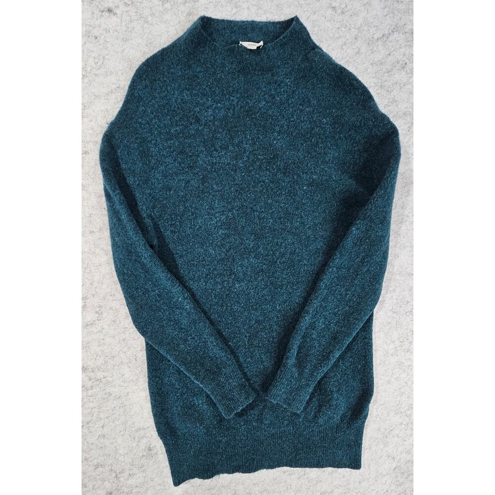 CLOSED Wool, Alpaca, Viscose Blend Sweater/ Dress Gorgeous Blue Green, Sz S, NEW